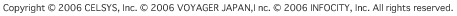 Copyright &copy; 2006 CELSYS, Inc.
&copy; 2006 VOYAGER JAPAN, Inc. &copy; 2006 INFOCITY, Inc. All
rights reserved.